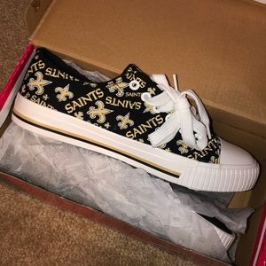 New Orleans saints low top shoes